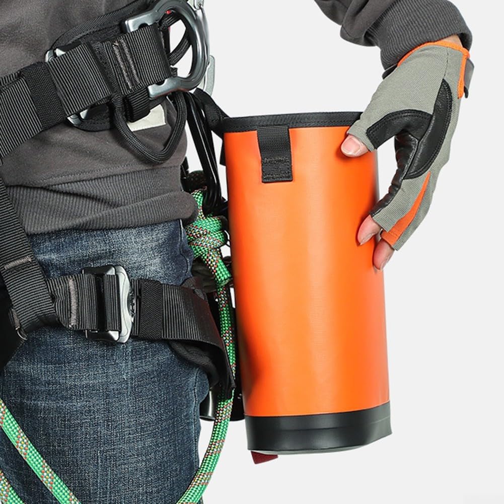 Bolsa de herramientas de escalada al aire libre, bolsa de cuerda ajustable para trepar árboles, se cuelga cómodamente para guardar todos tus elementos esenciales de escalada