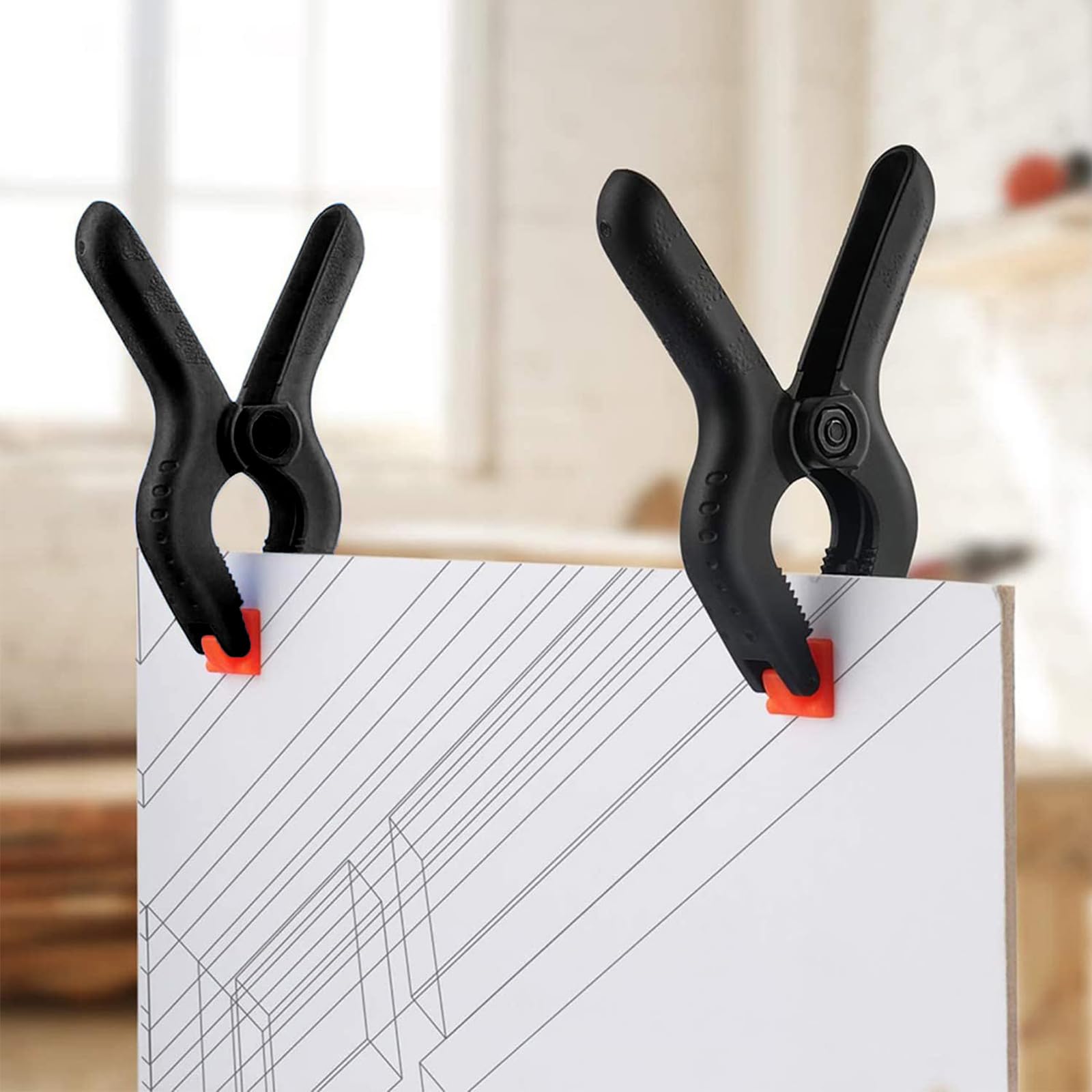 Pince À Ressort De 6 Pouces En Plastique En Nylon Pince À Bois Accessoire De Montage