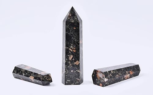 Miniatura 4 de CNYANFEI Varita de cristal de jade de flor de ciruelo grande varita de piedra de jaspe natural varita de cristal curativo grande para decoración del