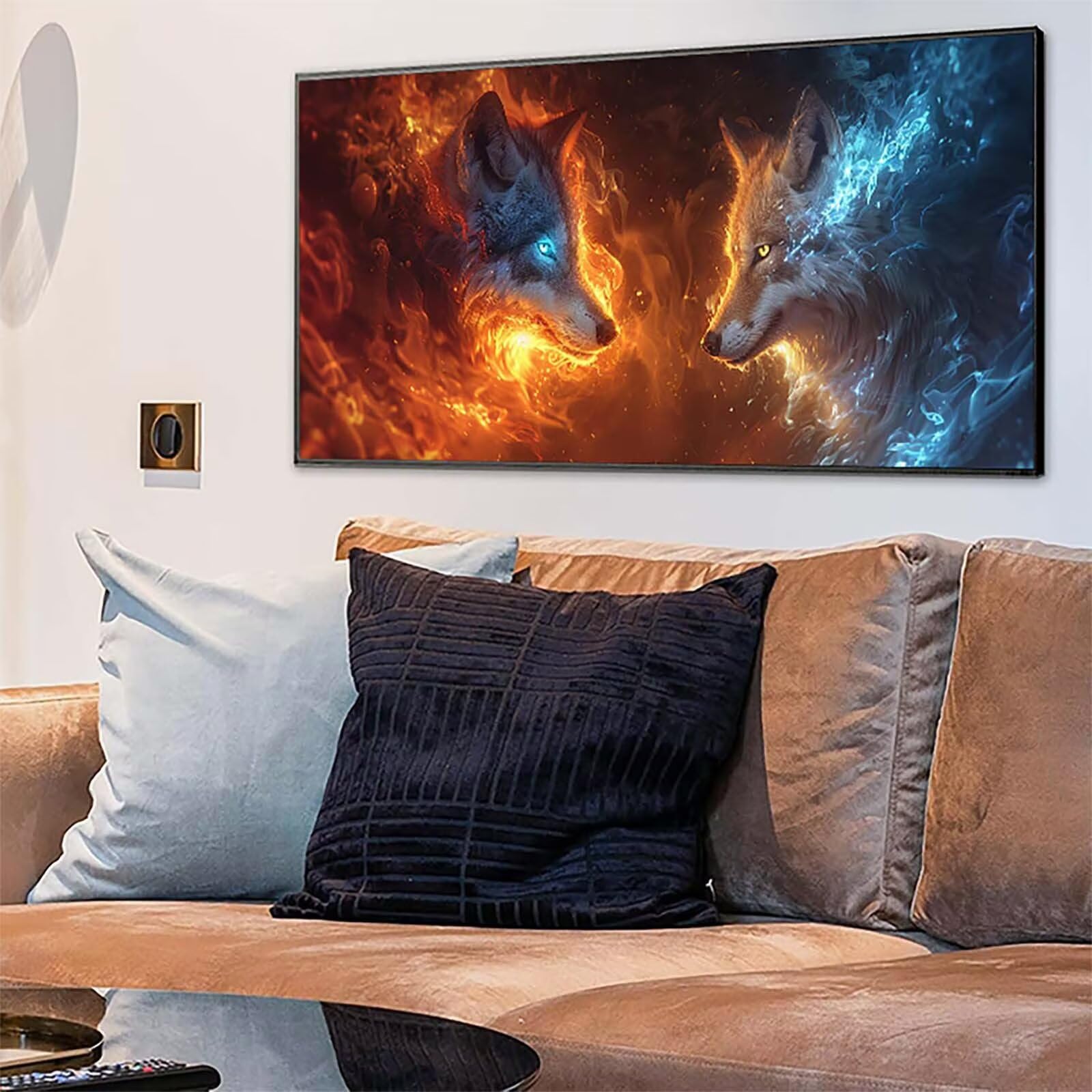 Fox Diamond Painting Grandi Dimensioni 50x100cm, Diamond Painting S-8579