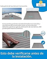 Vista 8 de OCEANBROAD Suelo de espuma EVA para barco con base adhesiva 3M, cubierta marina autoadhesiva de 96''x45.6''/36''/28.8''/16.8'', 48''x16.8'' hoja