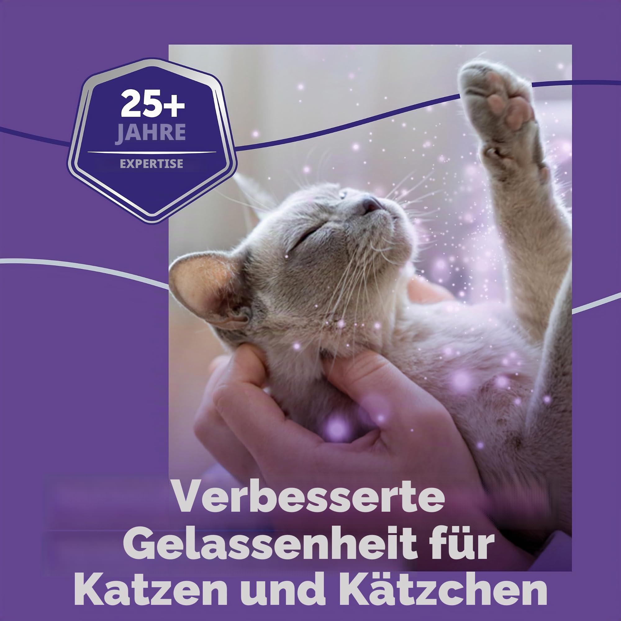 Feliway Optimum 30 Tage Katzen-beruhigende, geruchlose Nachfüllpackung für Pheromon-Diffusor, 48 ml – hilft Anzeichen von Stress bei Katzen und Kätzchen, von Tierärzten empfohlen, medikamentenfrei
