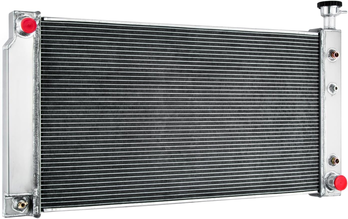 Full Aluminum Radiator for 2003-2005 04 Chevy Express GMC Savana 1500 2500 4.3L V6 (3 Rows Core)