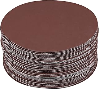 Kozelo 50 Pcs Sanding Discs Hook and Loop Backing - [5 Inch x 1000 Grits] Aluminum Oxide Sandpapers for Orbital Sander Round Sanding Papers