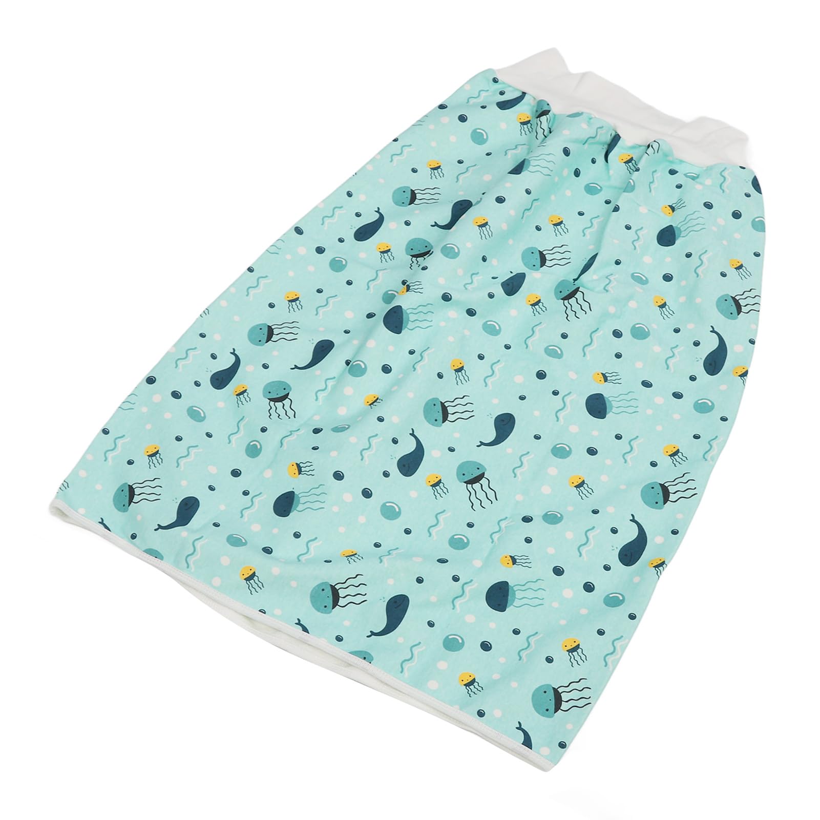Fockety Wearable Incontinence Bed Pads, Washable Adult Wearable Incontinence Mattress Diaper Skirt for Highly Absorbency, Reusable Mattress Cover for Adults, Elderly, Children (L)