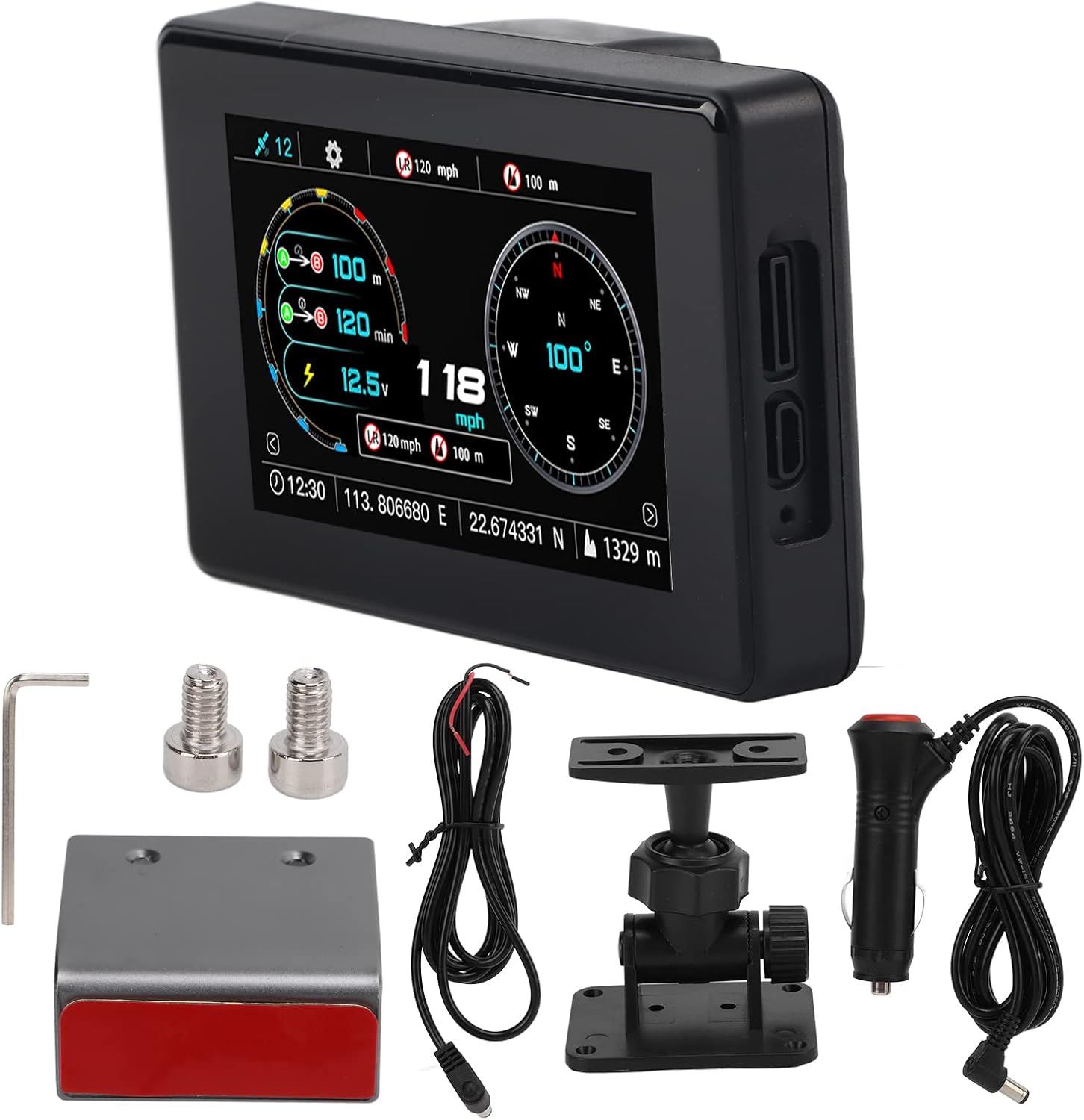 Weojeviy Speedometer Odometer, Car HUD Headup Display GPS Signal