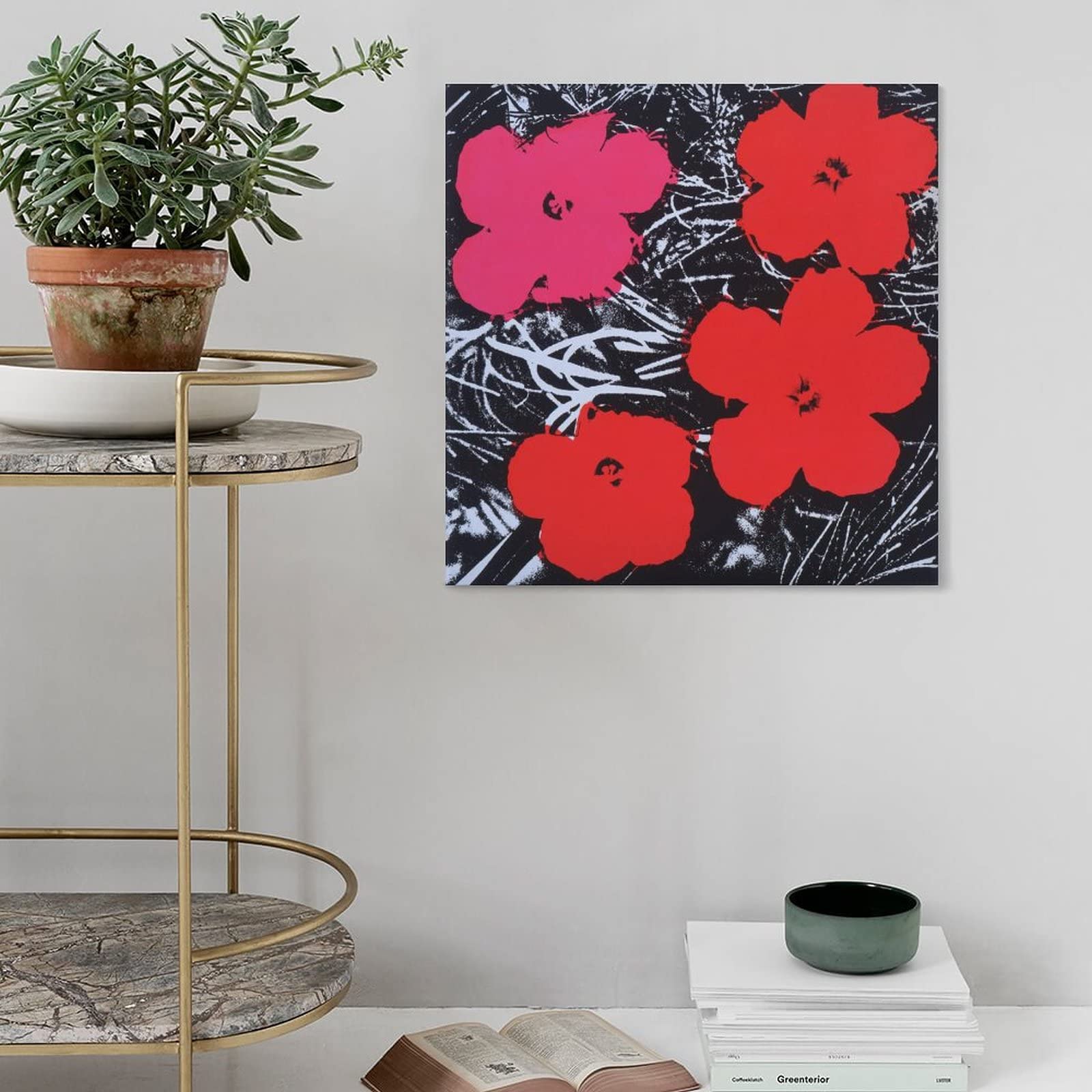 Amazon.co.jp: Andy Warhol アンディ・ウォーホル 《フラワー花 