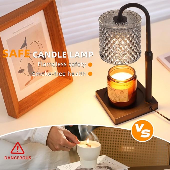 Lámpara Calentadora de Velas con Temporizador y Regulador de Altura Ajustable miniatura 7