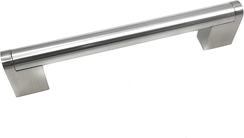 Miniatura 4 de Laurey 87804-10 Inch - Tirador de herrajes para gabinete Tribeca Modern de 10.079 in, níquel satinado