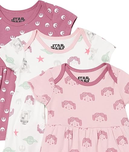 Miniatura 2 de Tienda Essentials Disney Marvel Star Wars Vestidos de princesa para bebés, niños pequeños y niñas, paquete de 3