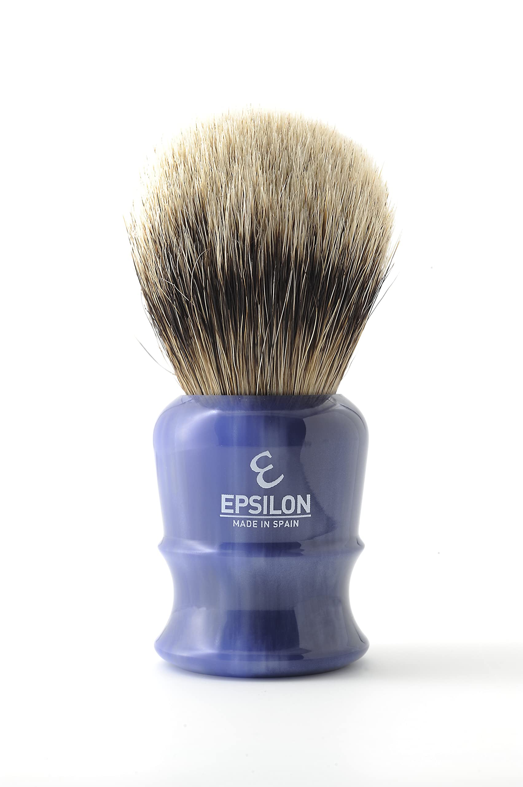 Epsilon Pędzel do golenia, koronka dachowa, kolor srebrny, 50/26 mm, standard, jedyny w swoim rodzaju