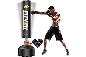 FITVEN Freestanding Punching Bag: Your At-Home Boxing Companion