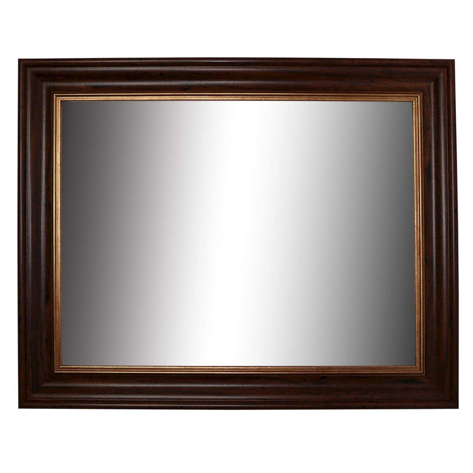 Cadre photo Los Angeles grand format 30x40 noyer miroir deco murale