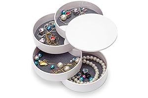 HengLiSam Rotatable Jewelry Organizer: The Ultimate Dorm Room Accessory for Jewelry Storage