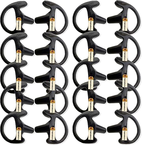 Auriculares de repuesto Earmold (oreja izquierda y derecha) para auriculares de tubo de bobina acústica de radio bidireccional Auriculares abiertos