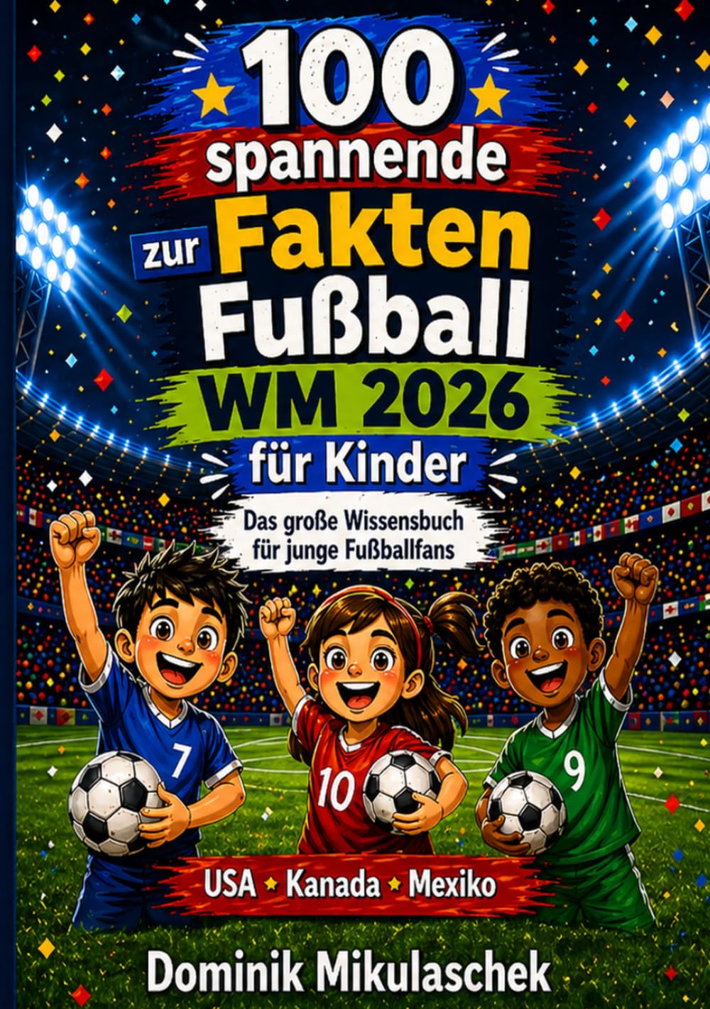 100 spannende Fakten zur Fußball WM 2026 für Kinder: Das große Wissensbuch für junge Fußballfans