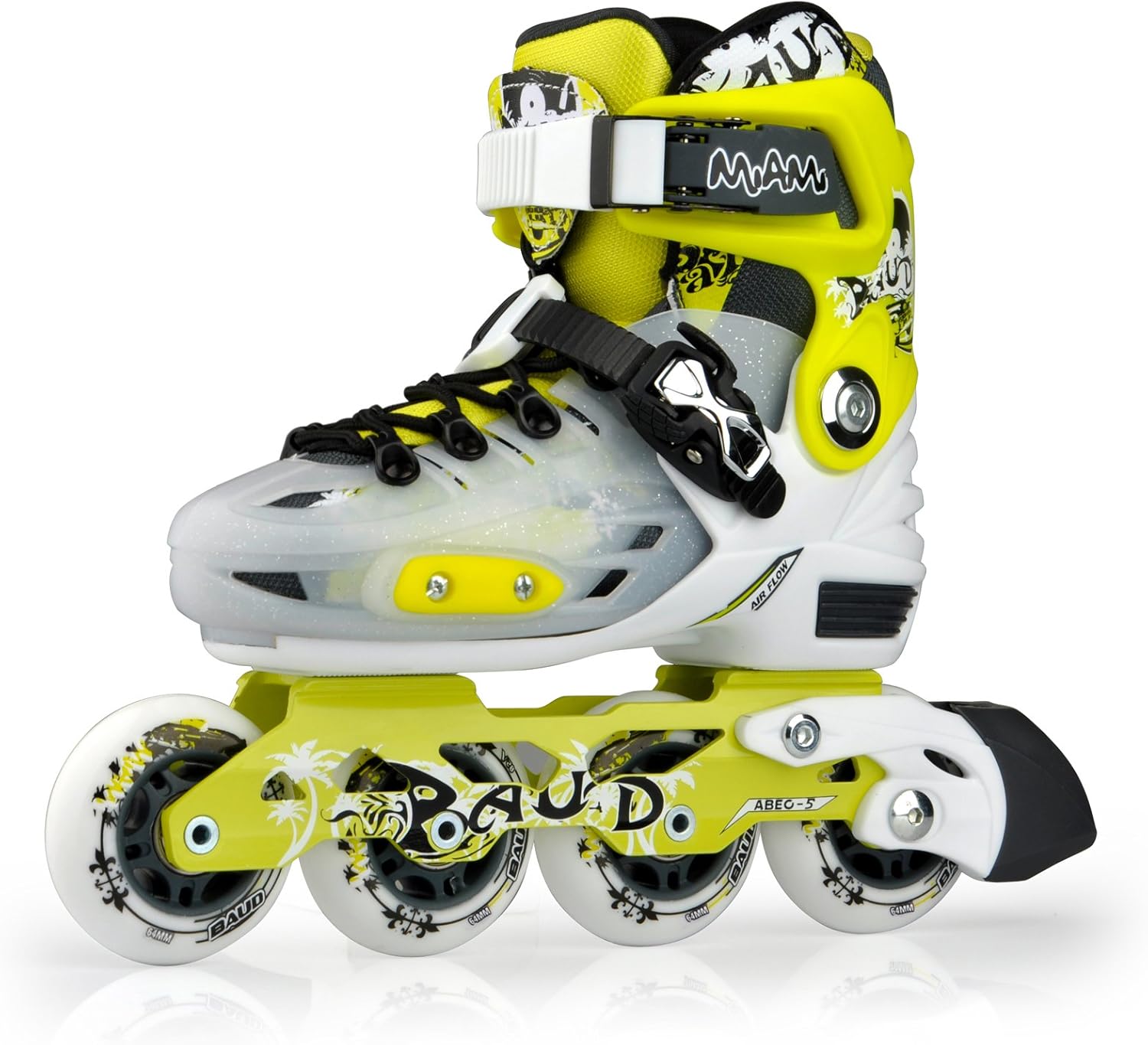 Inline Skates Kinder Verstellbar Inliner Rollen 70mm grün Amazon.de