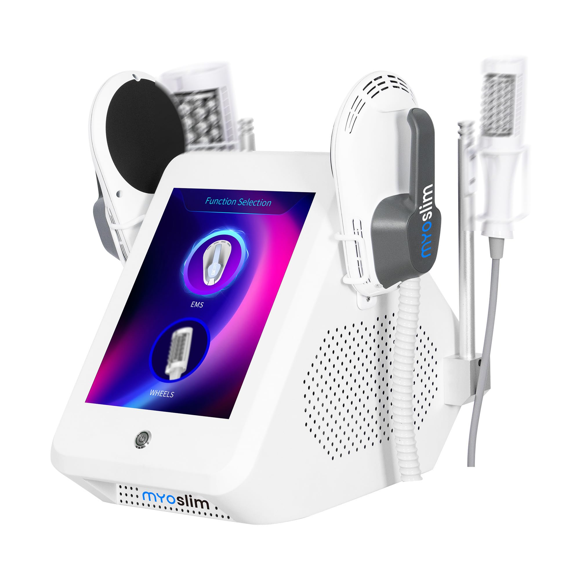 Body Sculpt Maquina Máquina de Escultura Corporal EMS 2 en 1 con Rodillos. | 6500W - 360° Inner Ball Roller & EMS Muscle Stimulator, Grasa y Celulitis Reducción, para Abdomen, Brazos, Glúteos