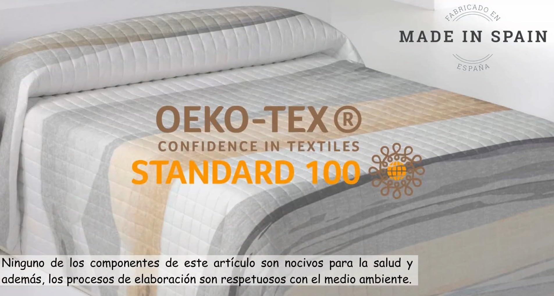 NATURALS Colcha Bouti Infantil Mike, Relleno Ligero 120 gr/m², Cama 90/105 cm, con Funda de Cojín 50x50 cm, Estampado Digital, Fabricada en España (Verde, 90 cm)