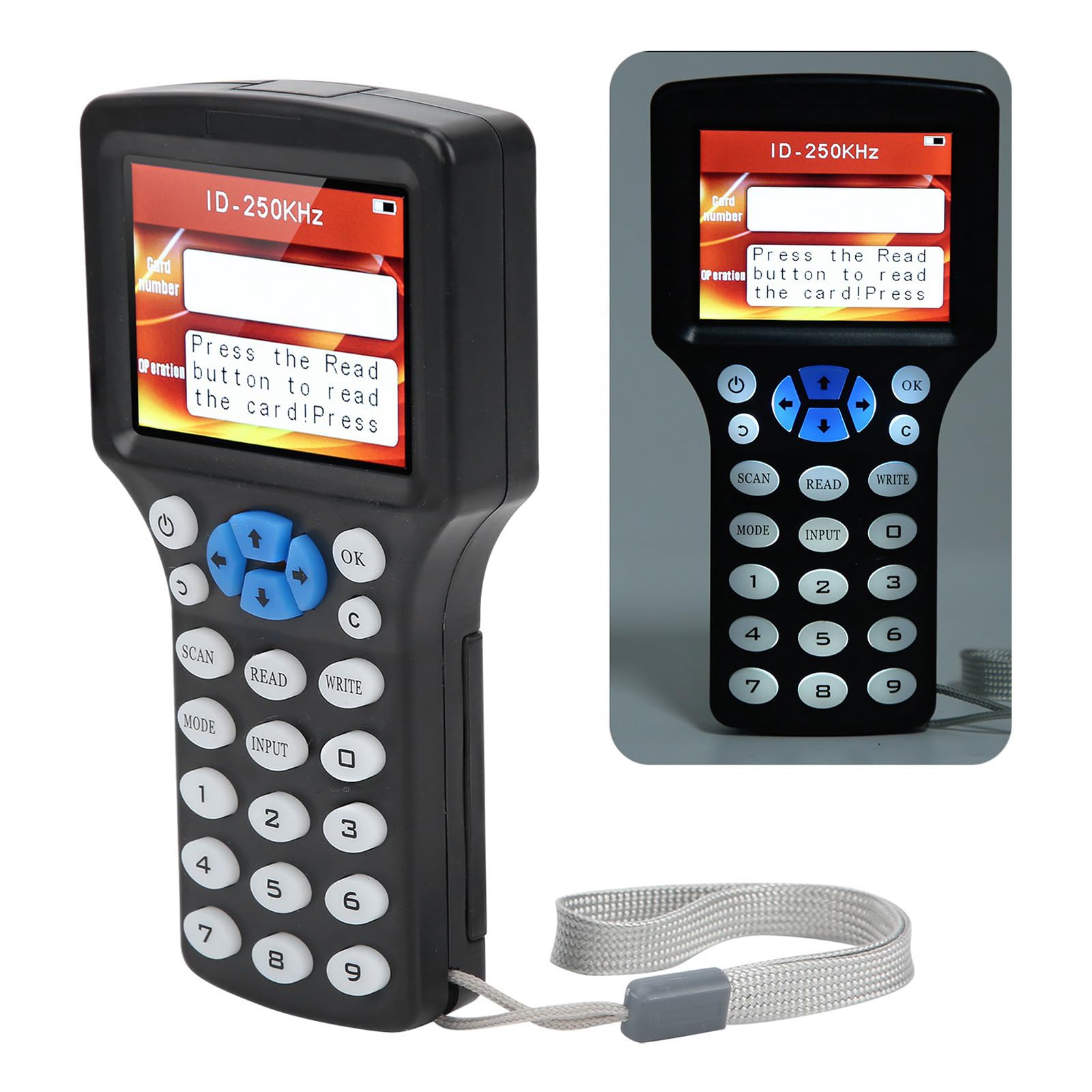 10 wielu częstotliwości RFID kopiarka 13,56 MHz czytnik RFID duplikator z USB HD 3,2-calowy kolorowy ekran do identyfikatora/IC/karty zbliżeniowej