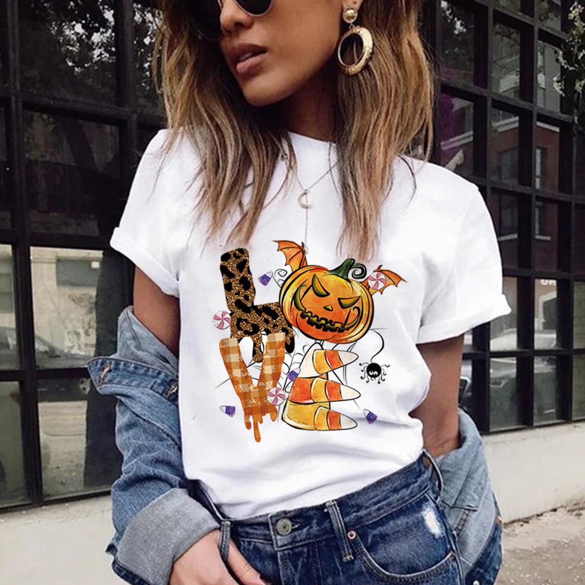 8 hojas de parches termoadhesivos para planchar de Halloween, calavera, calabaza, murciélago, araña, lindo fantasma, calcomanías de transferencia de calor para ropa, camisetas, manualidades,