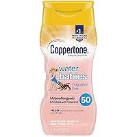 Vista 1 de Coppertone Waterbabies Pure & Simple Protector solar en loción, SPF 50, 5 oz, paquete de 1