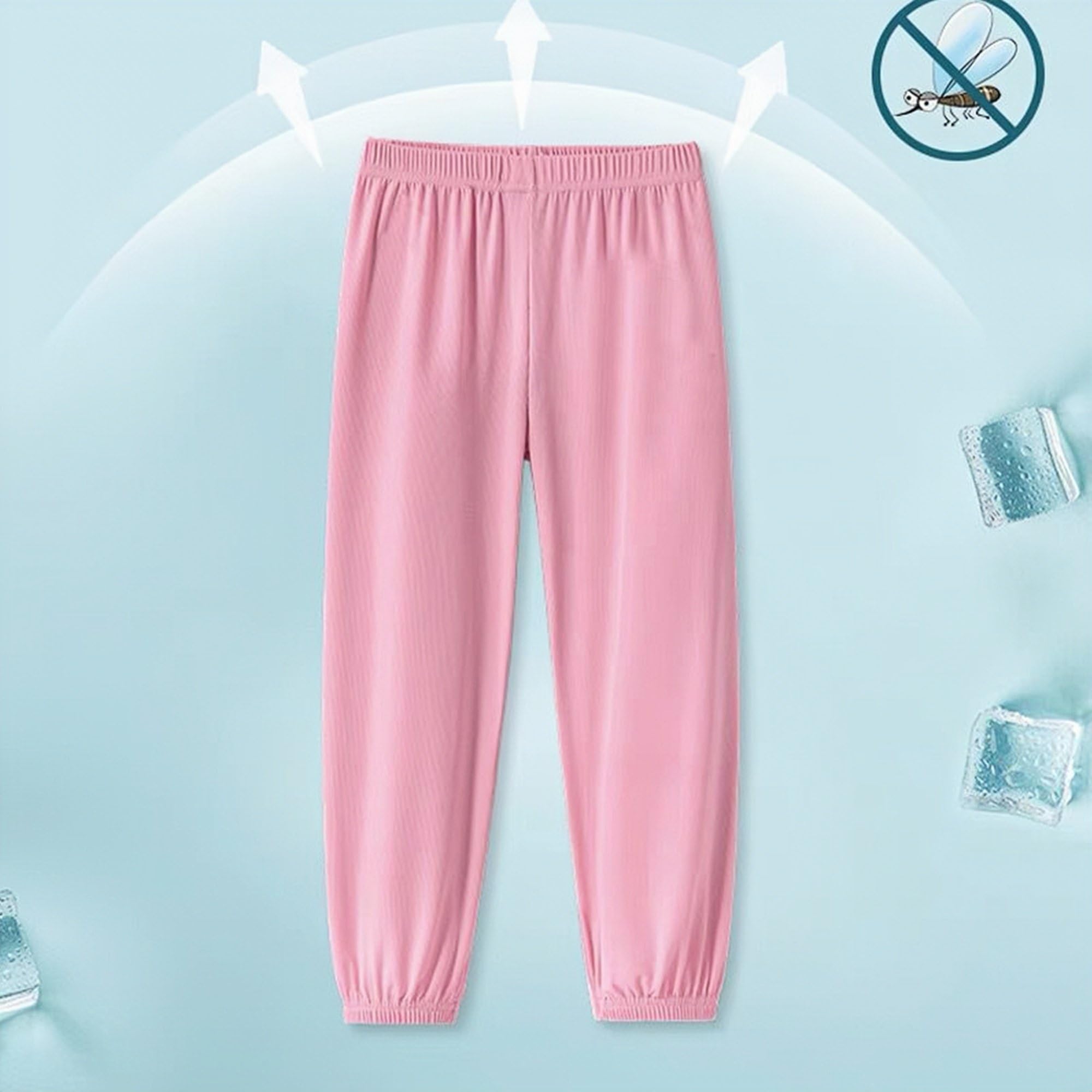 Pantalones de muselina para niños, harén ligeros, verano 3-12 años