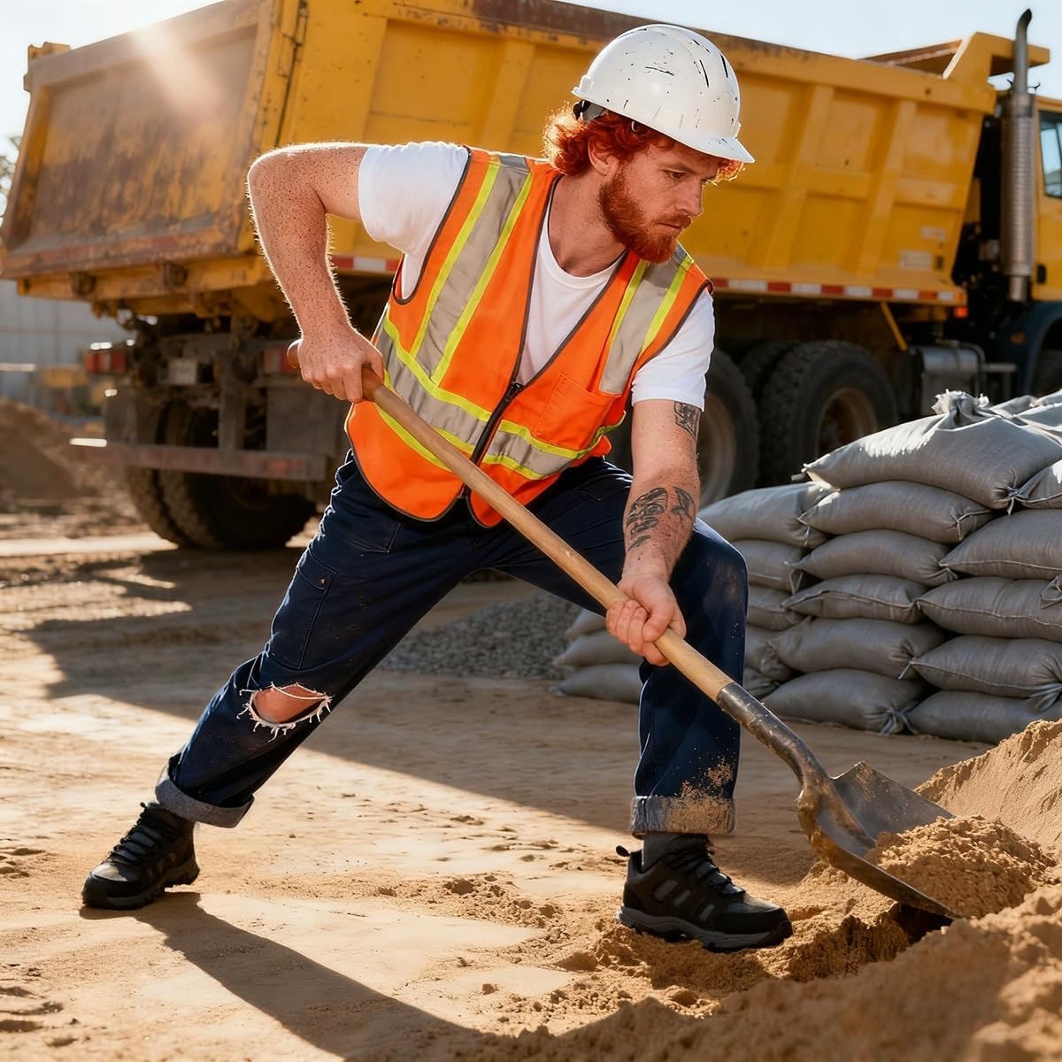 Steel Toe Shoes for Men Comfortable & Breathable Work Safety Sneakers Anti-Smash & Slip Resistant Protection Industrial Construction Shoes - Image 2