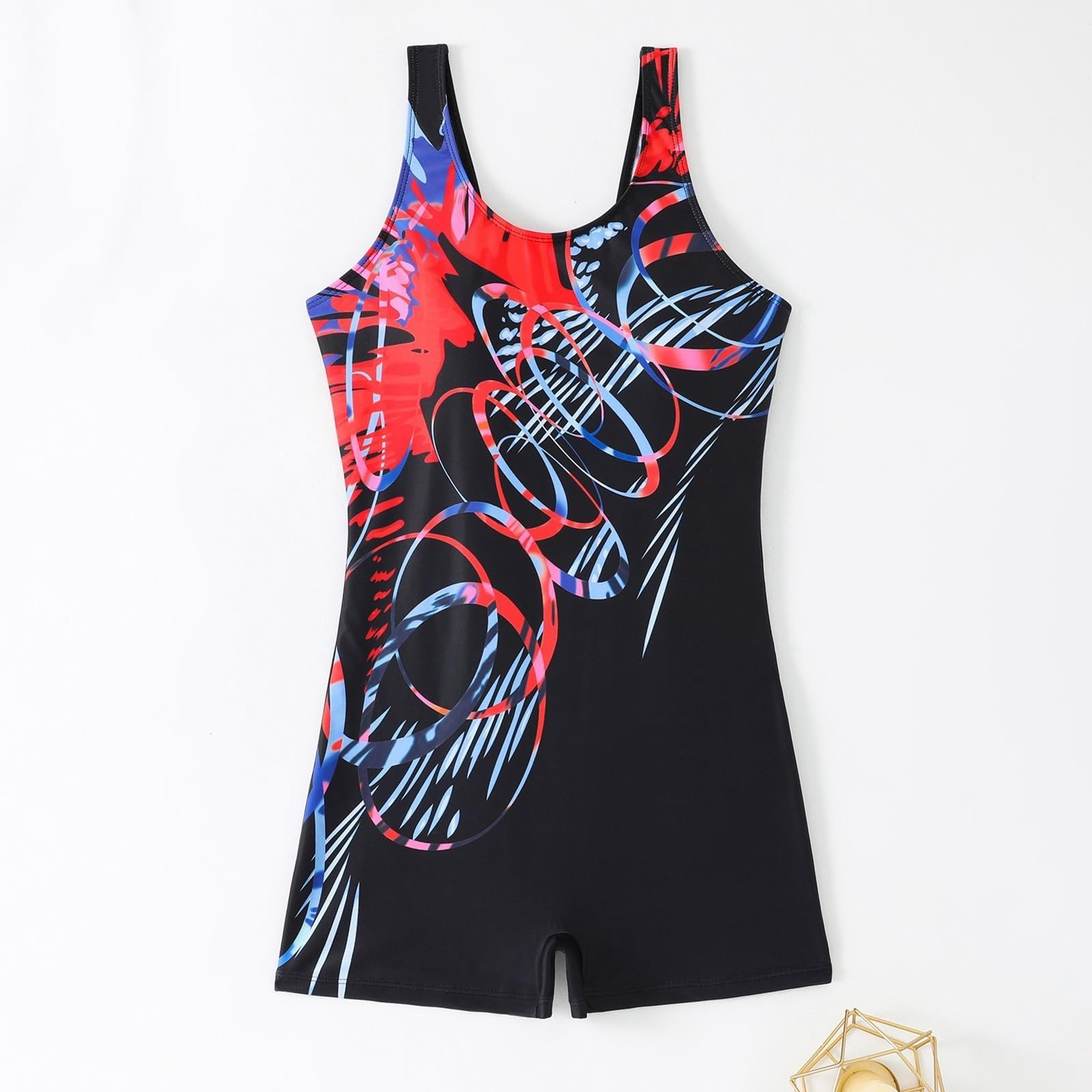 Costume da Bagno, da Spiaggia Sportivo E Conservativo alla Moda Femminile, Resistente all'Usura