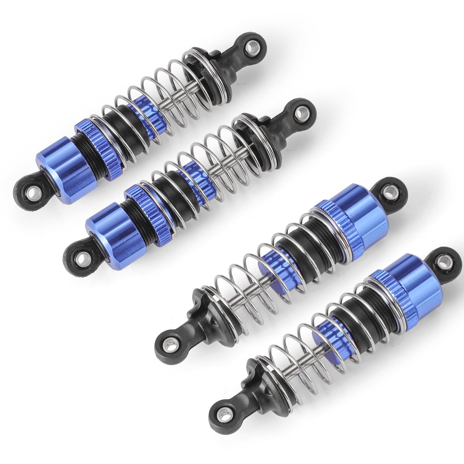 HAIBOXING Amortiguadores RC 1/14 con tapa de aluminio, 4 piezas RC para coches RC HBX2105- Duel M22060+M22061