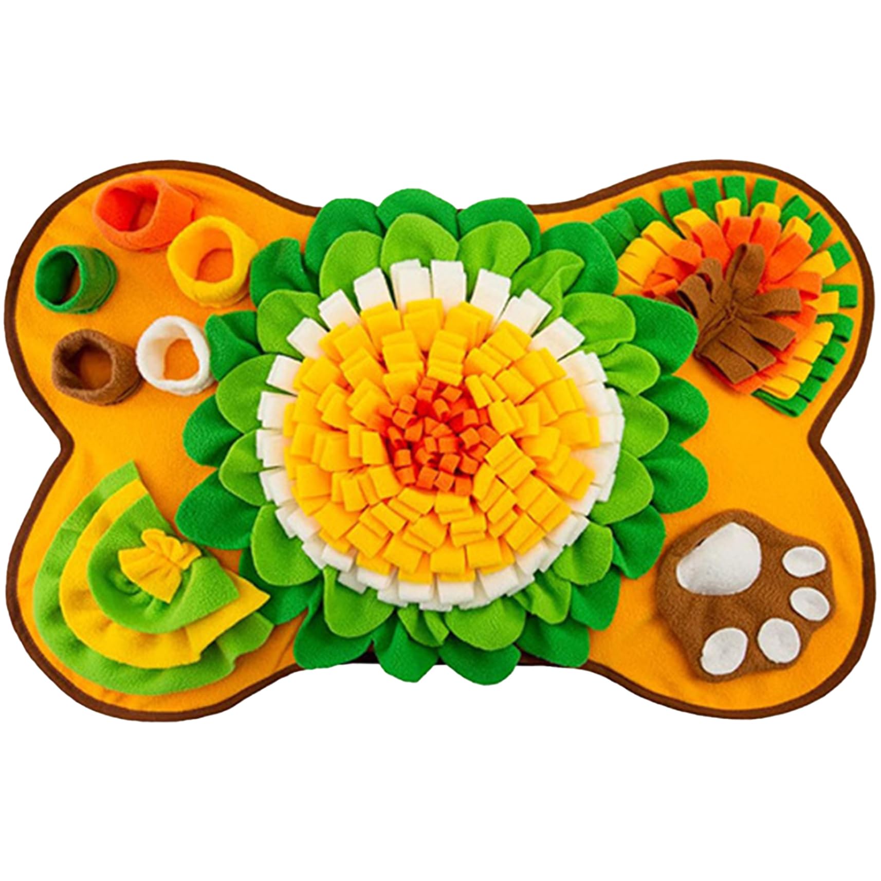 Tapis de reniflage antidérapant pour chien avec jeu de cerveau ludique