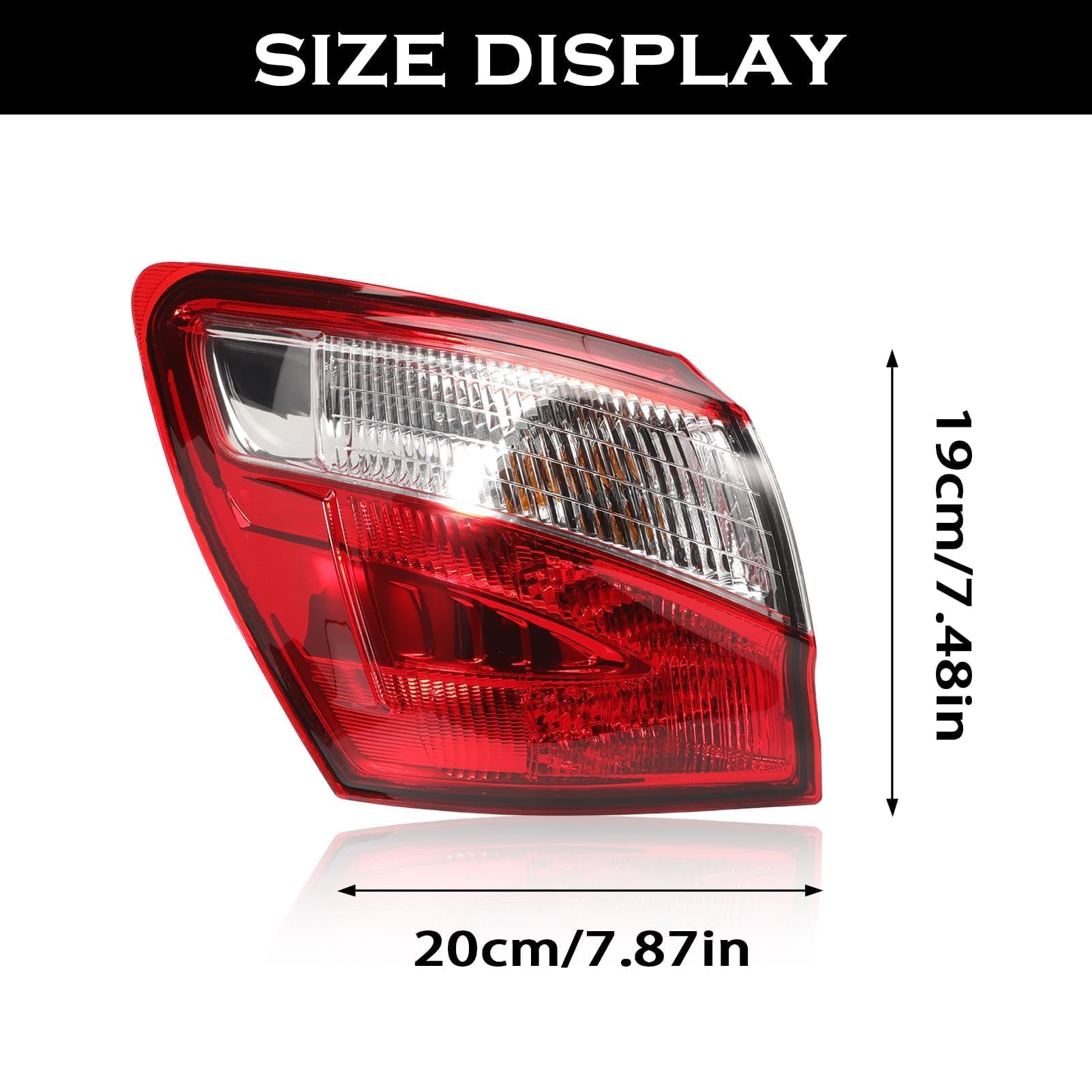 2x Fanale Posteriore Luce Posteriore Notte Freni Auto Fanalini Sinistro Destro Per Qashqai J10 2010-2014 26550BR00A