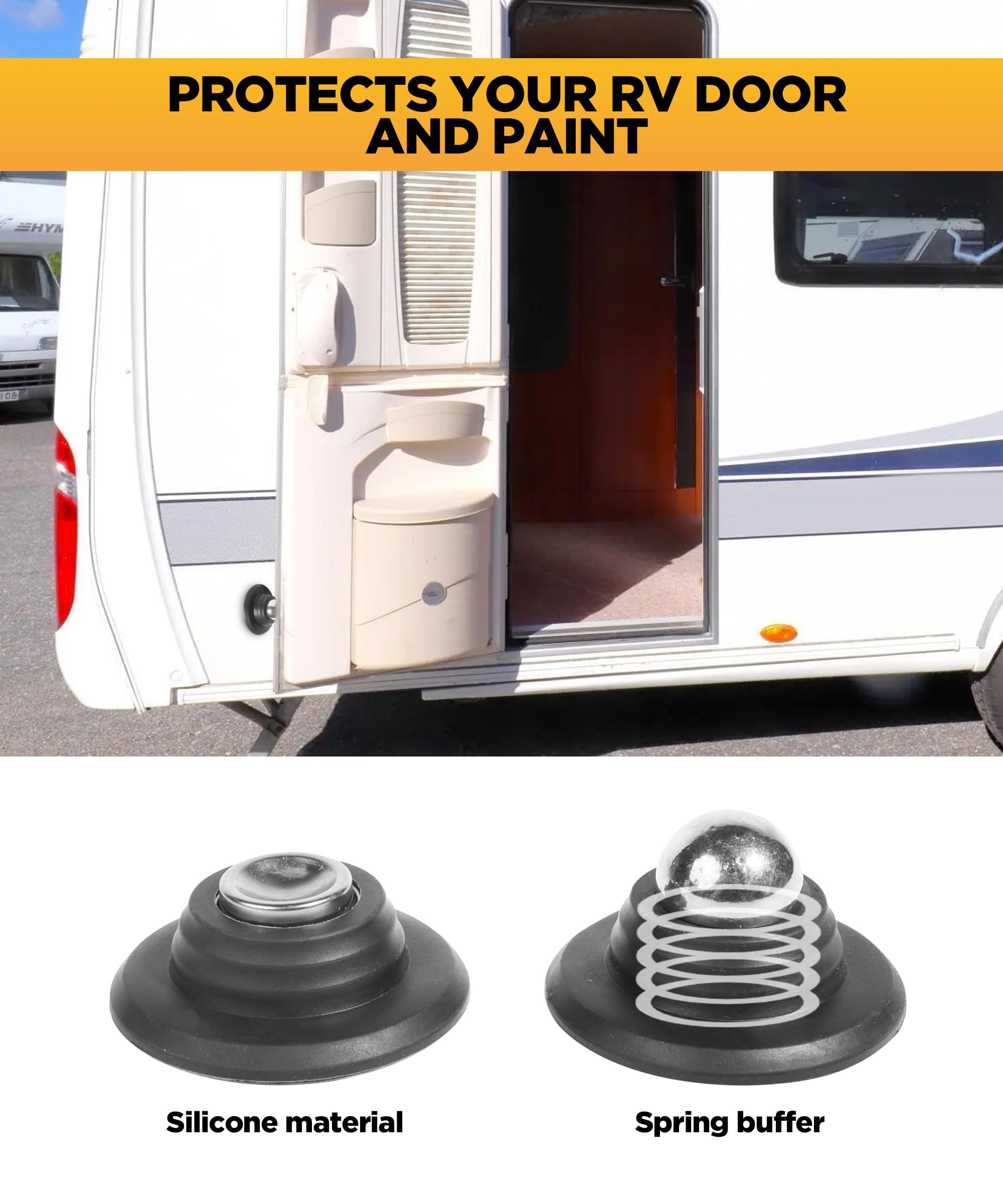 Snapklik.com : 2 Pack RV Magnetic Door Catch,RV Accessories RV Door ...