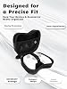 Funda para FLYDIGI Vader 5 Pro, PU, degradado mate negro, con cable de carga | Protección EVA, bolsillo de malla tipo panal, asa ancha, forro suave, estuche portátil de viaje 3