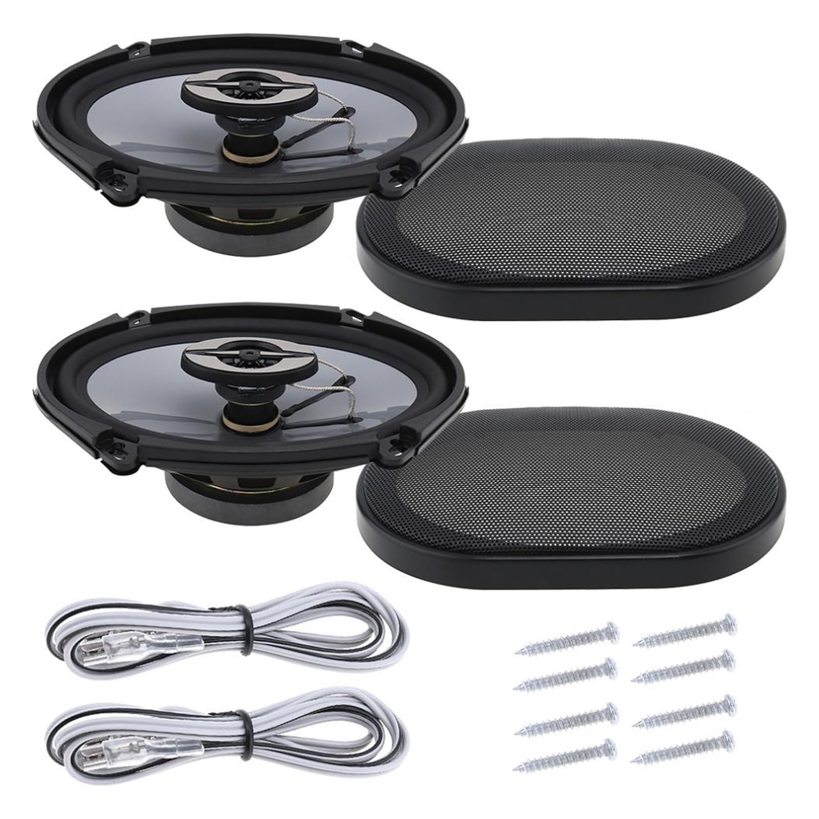 2 uds 380W 5x7 Pulgadas Altavoz de Coche HiFi coaxial Altavoz Puerta del vehículo Auto Audio música estéreo Altavoces de frecuencia de Rango Completo