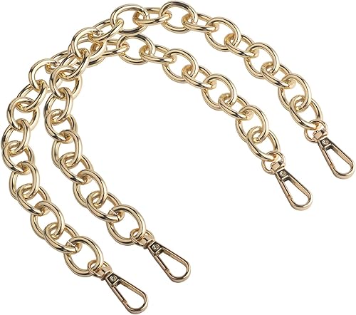Beaulegan - Asas de repuesto para bolso o bolso de hombro 2 unidades 157 pulgadas de largo dorado