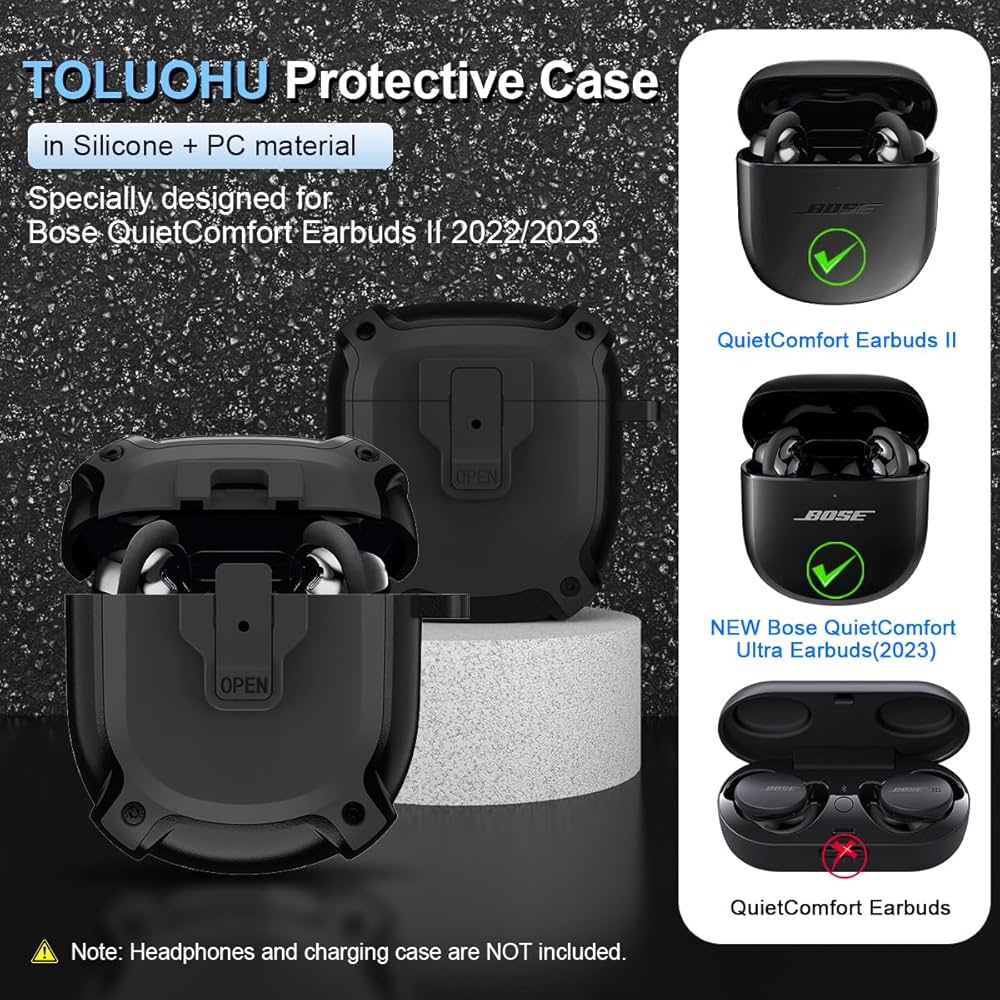Amazon.com: for Bose QuietComfort Earbuds II Case (2022