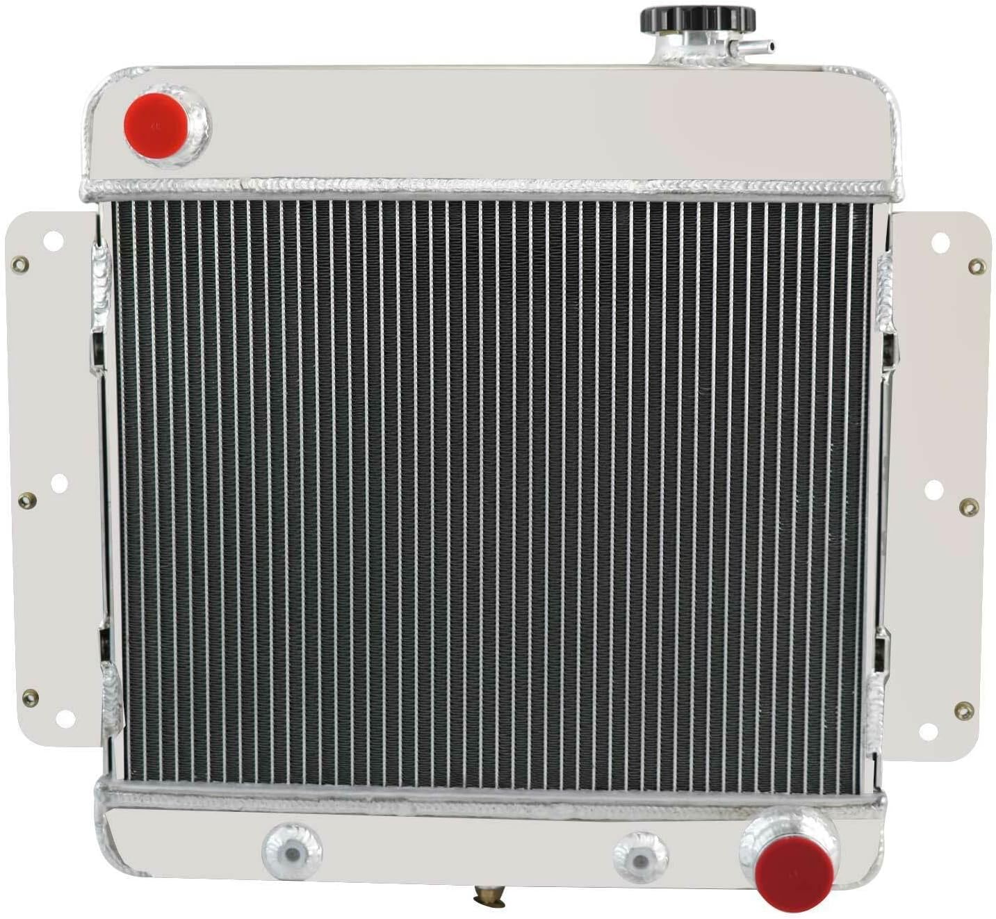4 Row Core Radiator For 1962-1967 Chevy II/NOVA BASE/SS 3.2 3.8 L6 4.6 V8 1963 1964 1965 1966 Performance High Cooling Radiator Full Aluminum Radiators