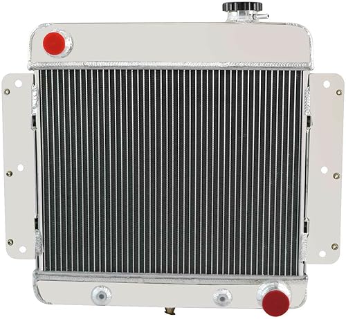 Miniatura 25 de Radiador de aluminio de 3 filas+ventilador de cubierta + relé compatible con radiadores Chevrolet Chevy II Nova Base Nova SS V8 1962-1967 66 65