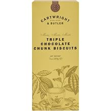 Cartwright & Butler Triple Chocolate Chunk Biscuits Biscuits with Three Chocolates Pack of 1