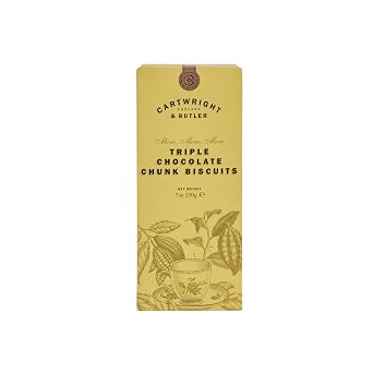 CARTWRIGHT & BUTLER Triple Chocolate Chunk Biscuits, 200 GR