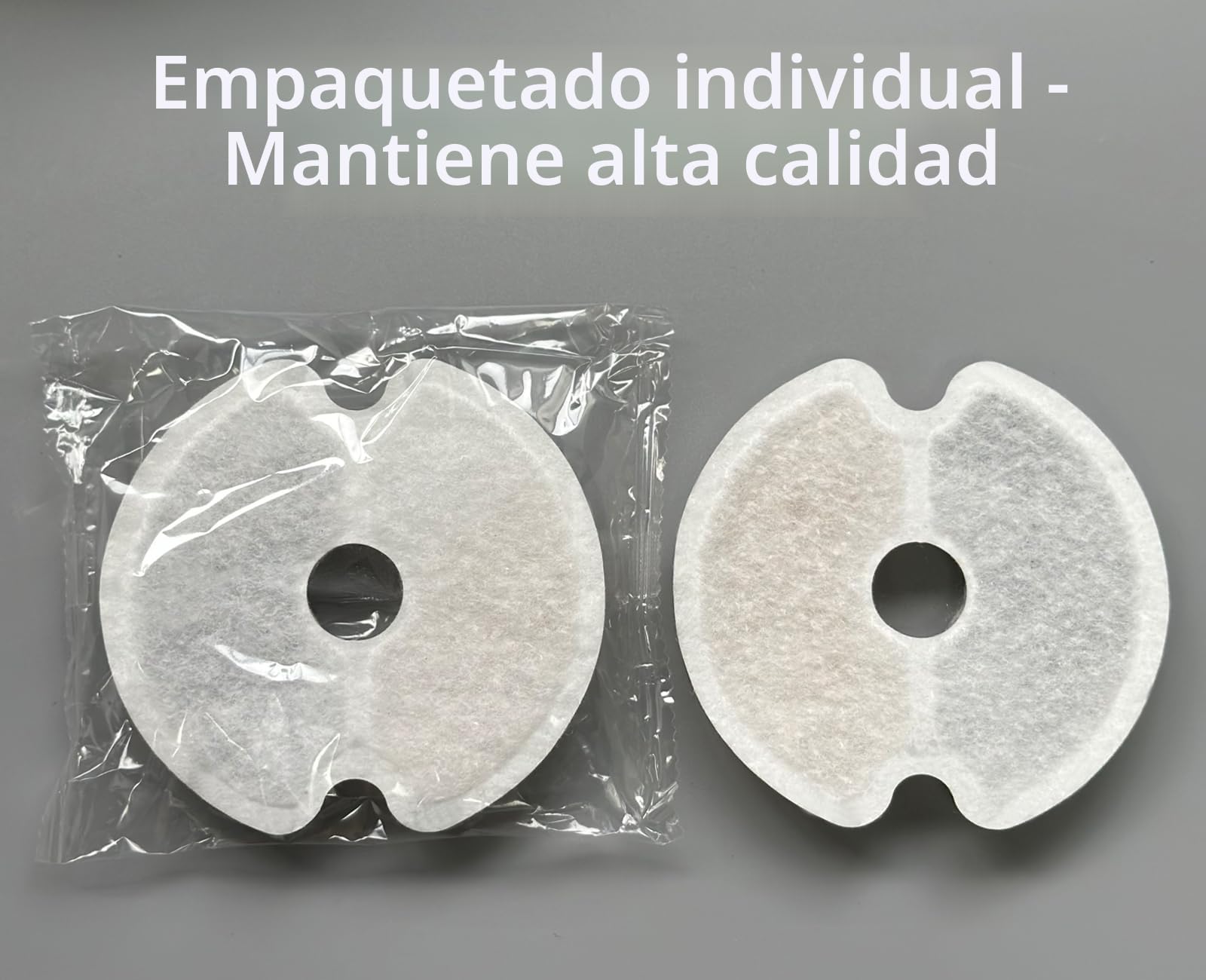 Filtro de Fuente de Agua 6 Piezas, Yiupea Filtros de Repuesto para Fuente Agua de Gato 2L & 2.5L/67 oz&84 oz, Carbón Activado de Algodón & Resina con Ttriple Filtración