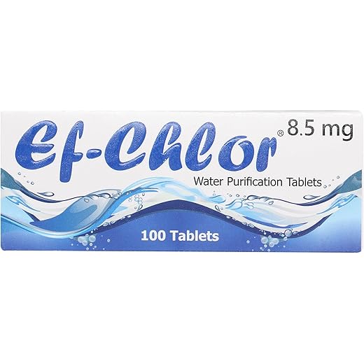 Ef-Chlor Water Purification Tablets 100-pack