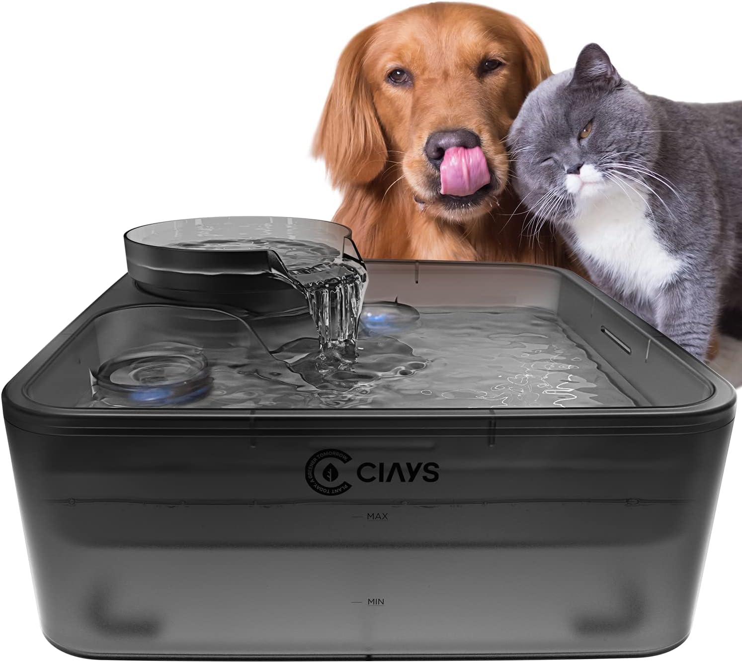Ciays 236oz/7L Pet Water Fountain UltraLarge Capacity Cat Water