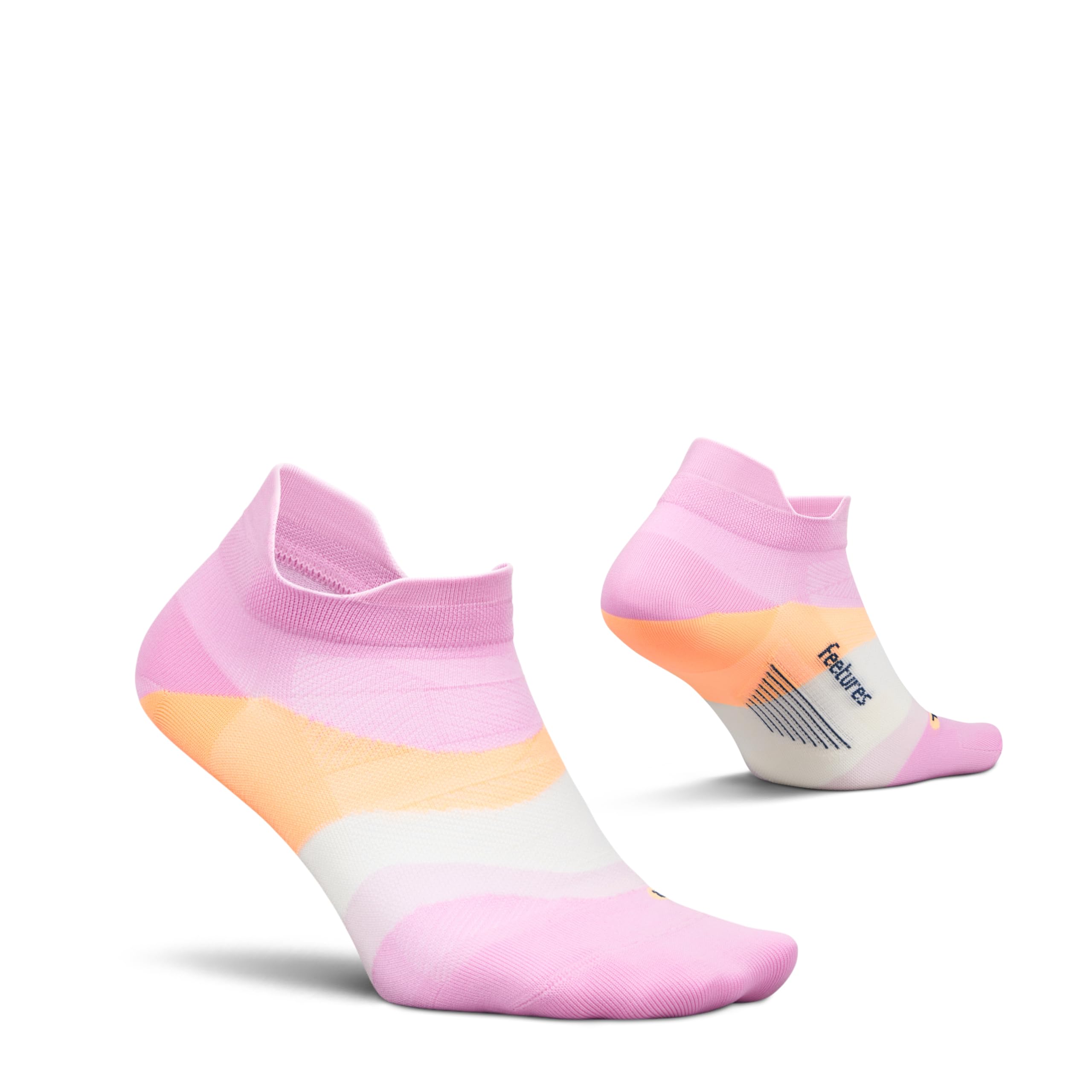 Feetures Elite Ultra Light No Show Tab Ankle Socks - Sport Sock with Targeted Compression