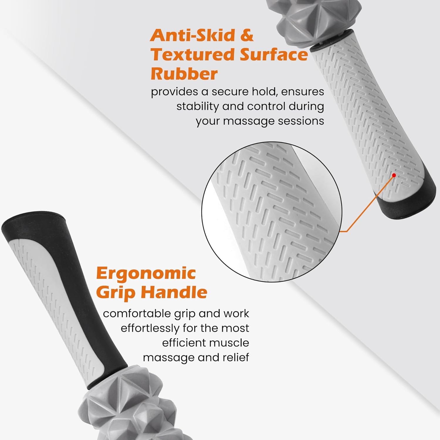 KITWILD Muscle Roller Stick, Massage Roller Stick for Athletes, Body Massage Stick for Muscles Deep Tissue, Muscle Relaxation Roller for Physical Therapy, Myofascial Release, and Yoga Therapy - Image 4