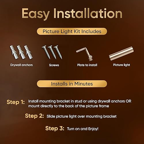 Miniatura 6 de Concept 102L Luz LED a control remoto inalámbrica, 11 12 in, latón envejecido con todos de plata