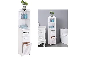 NANBOWANG Small Bathroom Storage #3153: Maximize Space with Style and Convenience