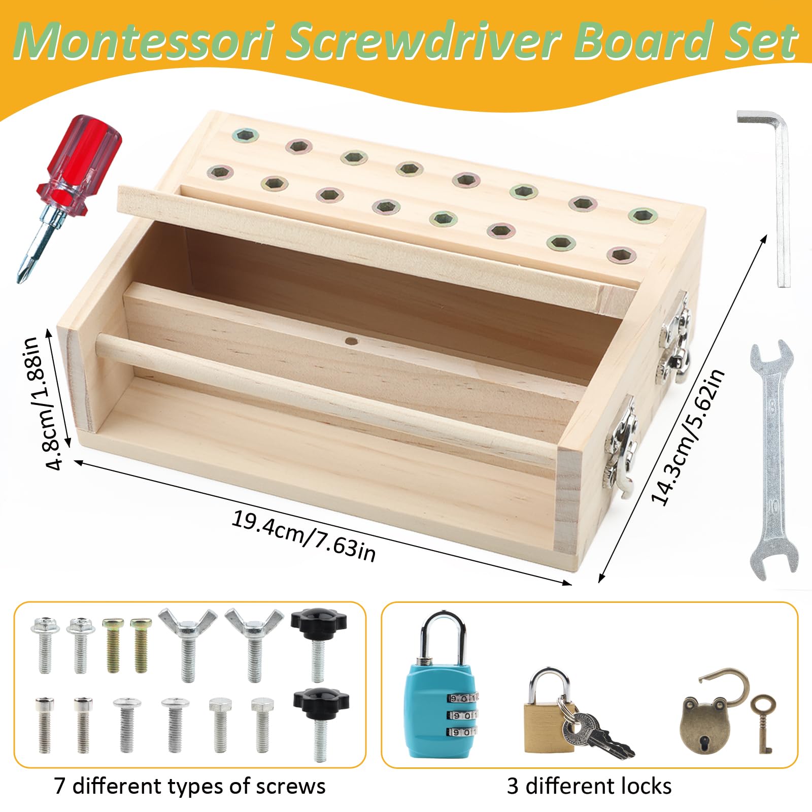 Wooden Montessori Toys for 4 5 6 Year Olds - Image 2