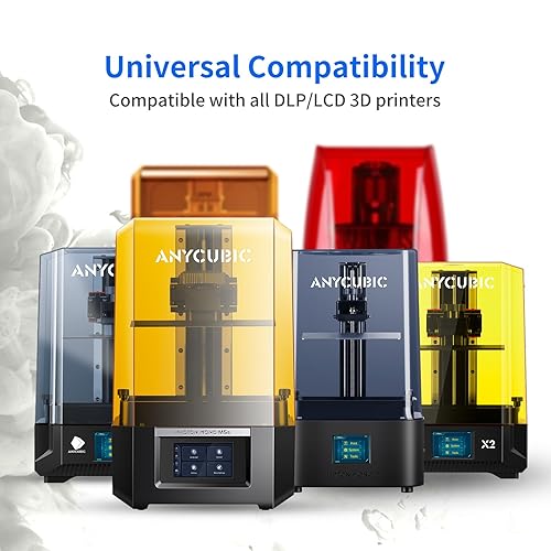 Miniatura 5 de ANYCUBIC Resina de impresora 3D, resina 3D de curado UV LCD de 405 nm, resina de fotopolímero rápido y de alta precisión para impresora 3D de resina